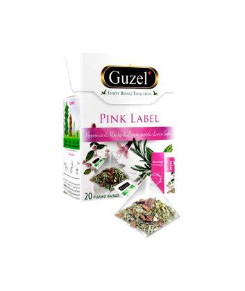 دمنوش مثلثی صورتی ۲۰عددی