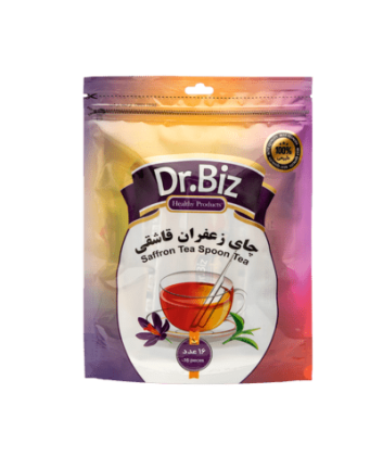 دمنوش چای سیاه زعفرانی قاشقی -۱۶ عددی