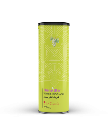 شربت انگور سفید حاوی عسل ۷۵۰ سی سی - بین استار
