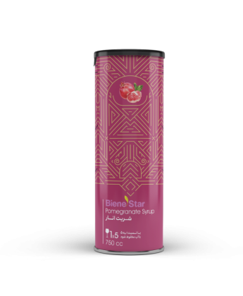 شربت انار حاوی عسل ۷۵۰ سی سی - بین استار